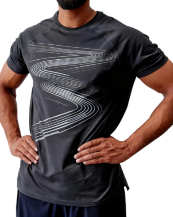 Men’s Fitness T-Shirt - Athletic Fit, Quick Dry, Lightweight, Breathable Jersey