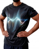 Men's Athletic Fit Gym Tee - Breathable, Lightweight, Quick Dry Technology
